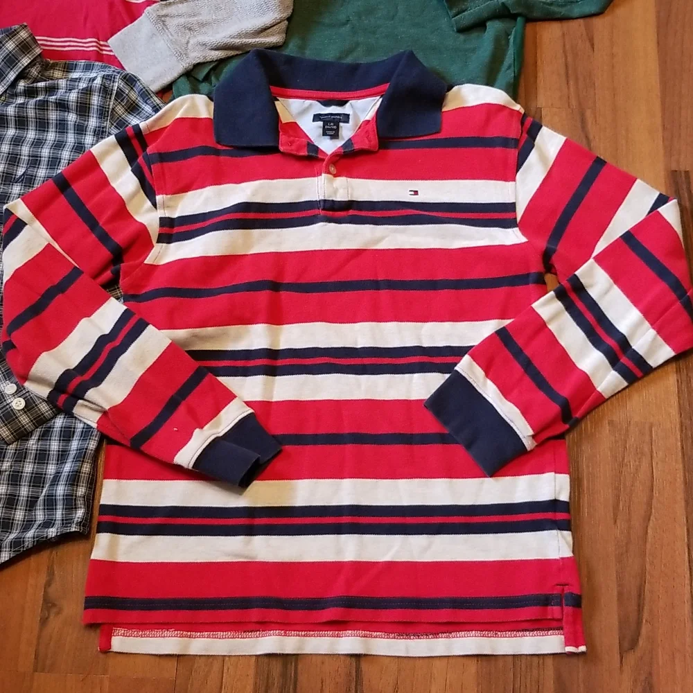 Bundle of Boy's Long Sleeve Shirts, Size Large - Picture 2 of 13